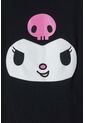 Camiseta De Kuromi Negra Manga Corta Para Niña 6 de My Melody & Kuromi
