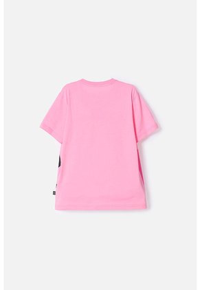 Camiseta De My Melody & Kuromi Rosada Con Estampado En Frente Para Niña 4