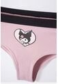 Pack X2 Panties My Melody & Kuromi Negro Y Lila Para Mujer S de My Melody & Kuromi