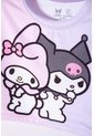 Conjunto De Baño De My Melody & Kuromi Rosado Y Lavanda Manga Larga Para Niña 10 de My Melody & Kuromi