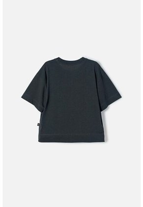 Camiseta De My Melody & Kuromi Gris Manga Corta Para Niña 4