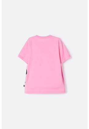 Camiseta De My Melody & Kuromi Rosada Con Estampado En Frente Para Niña 10
