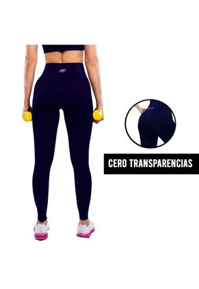 Leggins Deportivo Levanta Cola Control Abdomen Azul Oscuro Para Mujer