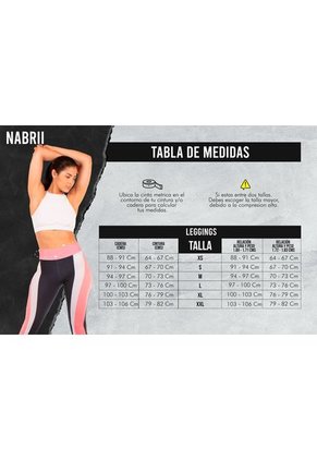 Leggins Deportivo Levanta Cola Control Abdomen Azul Oscuro Para Mujer