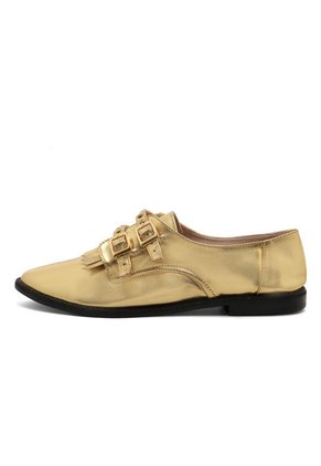 Mocasines Dorados Nabril Taches