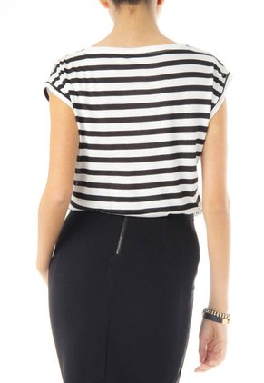 Blusa NAF NAF Blanco-Negro
