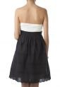 Vestido Corto NAF NAF Negro-Blanco de Naf Naf