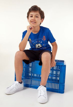 Camiseta Azul-Multicolor Name It