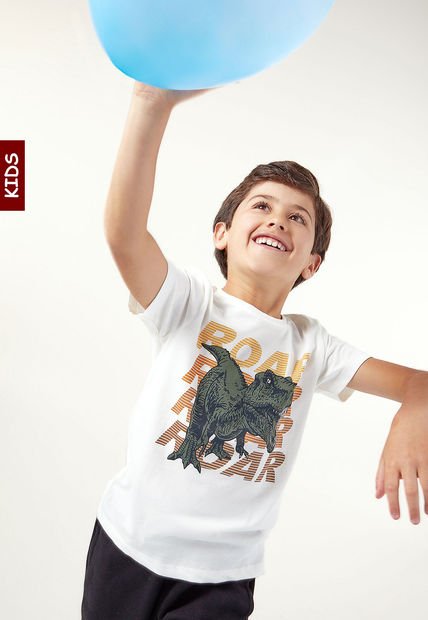 Camiseta Marfil-Verde-Amarillo Name It