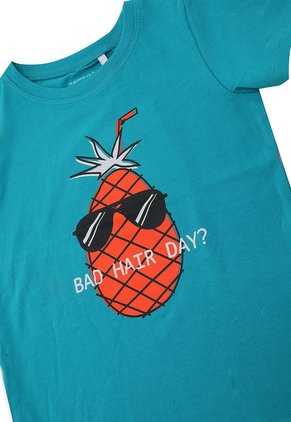 Camiseta Azul Turquesa Name It