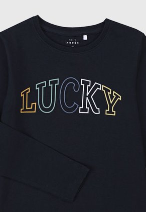 Camiseta Manga Larga Azul-Multicolor Name It