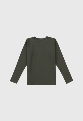 Camiseta Manga Larga Verde-Blanco-Naranja Name It