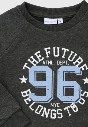 Buzo Gris-Blanco-Azul Name It