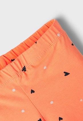 Leggings Naranja-Negro-Blanco Name It	