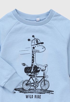 Buzo Azul-Negro Name It