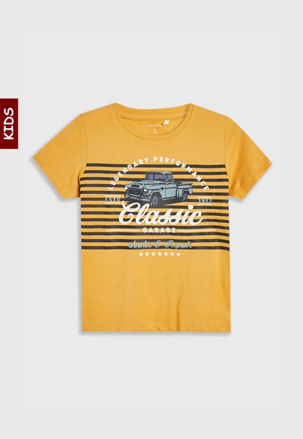 Camiseta Amarillo-Negro-Blanco Name It