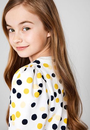 Buzo Marfil-Amarillo-Azul Name It