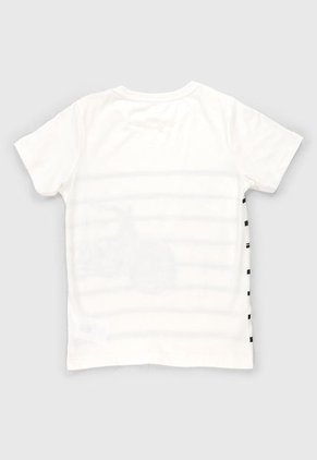 Camiseta Marfil-Azul Navy Name It