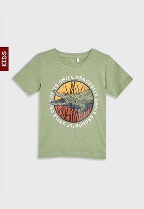 Camiseta Verde Multicolor Name It