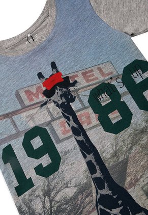 Camiseta Gris-Azul Name It