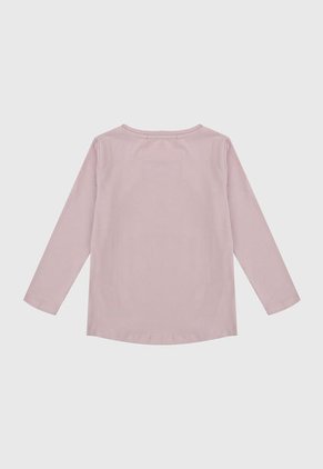 Camiseta Manga Larga Rosa-Blanco-Gris Name It