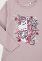 Camiseta Manga Larga Rosa-Blanco-Gris Name It de Name It