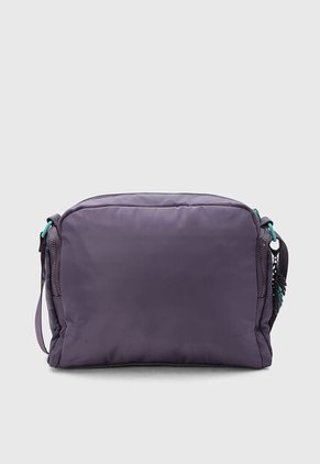 Bolso Manos Libres Nappa Botanical Violeta