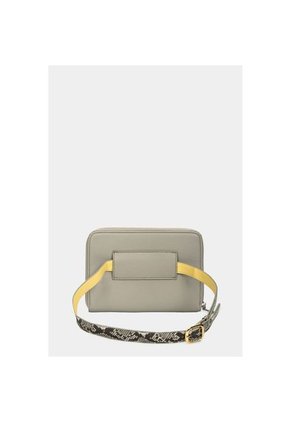 Bolso Tipo Manos Libres Para Mujer Mediano Con Ajuste En La Cintura Y Bolsa Extraible Bolso Tipo Manos Libres Para Mujer Mediano Con Ajuste En La Cintura Y Bolsa Extraible Gris NAPPA