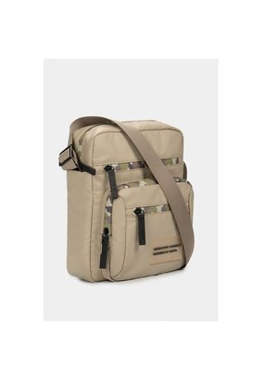 Bolso Para Hombre Manos Libres Horizontal En Lona Con Cierres Impermeables Camuflados Bolso Para Hombre Manos Libres Horizontal En Lona Con Cierres Impermeables Camuflados Arena NAPPA