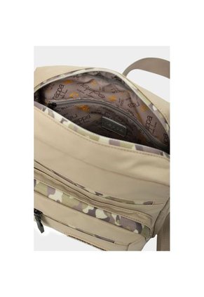 Bolso Para Hombre Manos Libres Horizontal En Lona Con Cierres Impermeables Camuflados Bolso Para Hombre Manos Libres Horizontal En Lona Con Cierres Impermeables Camuflados Arena NAPPA