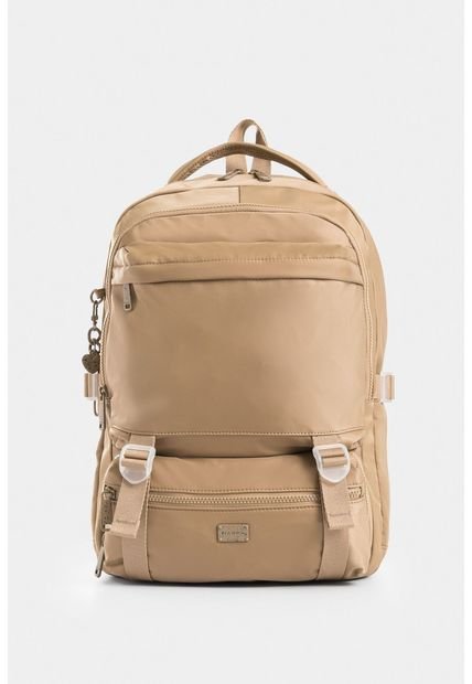 Bolso Tipo Morral Grande Con Bolsillo Removible Bolso Tipo Morral Grande Con Bolsillo Removible Crema NAPPA