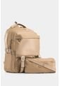 Bolso Tipo Morral Grande Con Bolsillo Removible Bolso Tipo Morral Grande Con Bolsillo Removible Crema NAPPA de Nappa