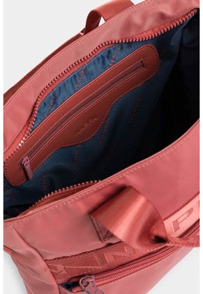 Bolso Tipo Shopping Mediano Con Cierre Principal Y Bolsillo Frontal Bolso Tipo Shopping Mediano Con Cierre Principal Y Bolsillo Frontal Rosado NAPPA