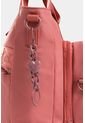 Bolso Tipo Shopping Mediano Con Cierre Principal Y Bolsillo Frontal Bolso Tipo Shopping Mediano Con Cierre Principal Y Bolsillo Frontal Rosado NAPPA de Nappa