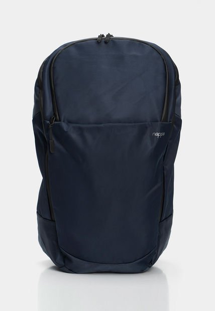 Morral  Azul Navy-Negro Nappa Simmons Eco