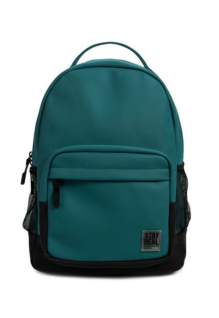Morral  Verde Turquesa-Negro Nappa Sloan