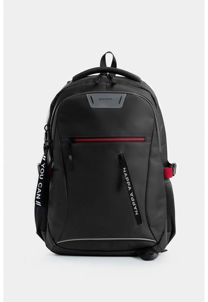 Bolso Para Hombre Tipo Morral En Lona Bolso Para Hombre Tipo Morral En Lona Negro NAPPA