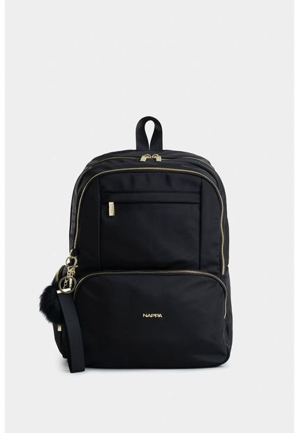 Bolso Para Mujer Tipo Morral En Textil Shay Bolso Para Mujer Tipo Morral En Textil Shay Negro NAPPA