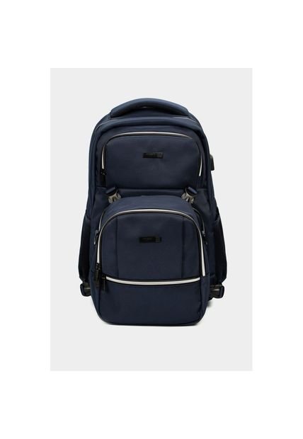 Bolso Tipo Tula Morral Grande En Lona Con Lonchera Removible Bolso Tipo Tula Morral Grande En Lona Con Lonchera Removible Azul NAPPA