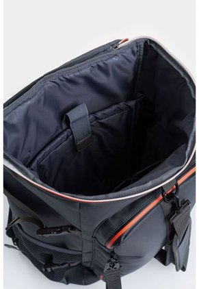 Bolso Tipo Tula Morral En Lona Con Cierres Invertidos En Contraste Bolso Tipo Tula Morral En Lona Con Cierres Invertidos En Contraste Gris NAPPA