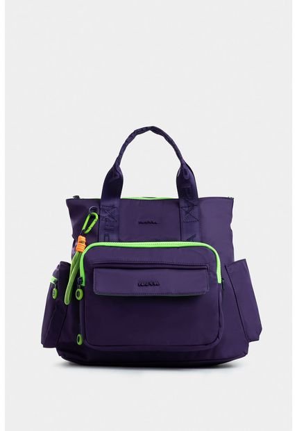 Baguette Turn Davenport Vit Grande Con Bolsillo Removible Baguette Turn Davenport Vit Grande Con Bolsillo Removible Mora NAPPA