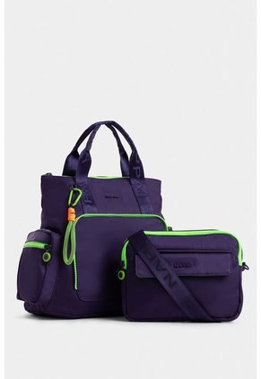 Baguette Turn Davenport Vit Grande Con Bolsillo Removible Baguette Turn Davenport Vit Grande Con Bolsillo Removible Mora NAPPA