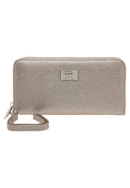 Billetera Plateada Nappa