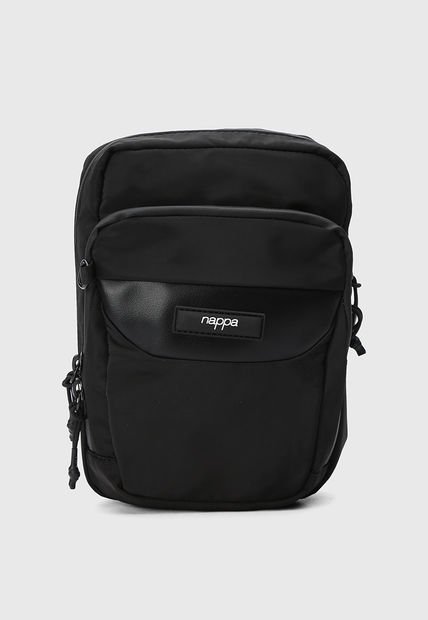 Bolso Manos Libres Nappa Hawking Negro