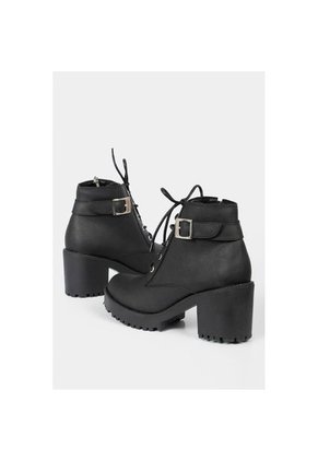 Zapatos Tipo Botin Para Mujer En Sintetico Camp.