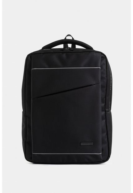 Bolso Tipo Morral Grande Estructurado Bolso Tipo Morral Grande Estructurado Negro NAPPA