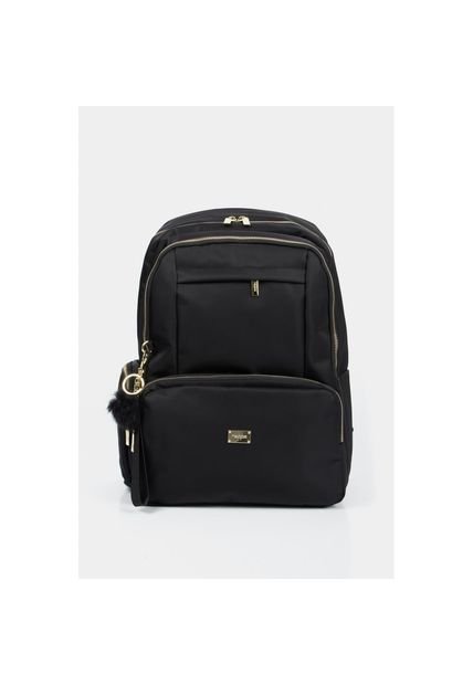 Bolso Para Mujer Tipo Morral En Textil Shay Bolso Para Mujer Tipo Morral En Textil Shay Negro NAPPA