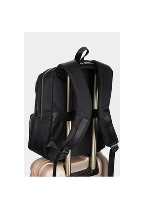 Bolso Para Mujer Tipo Morral En Textil Shay Bolso Para Mujer Tipo Morral En Textil Shay Negro NAPPA