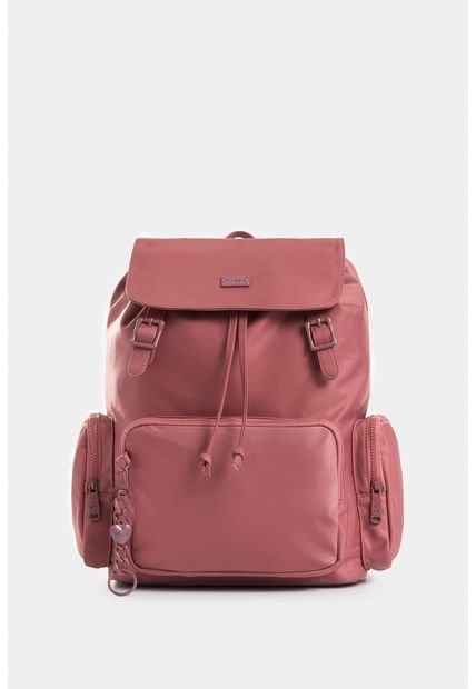 Bolso Tipo Morral Grande Con Tapa Bolso Tipo Morral Grande Con Tapa Rosado NAPPA