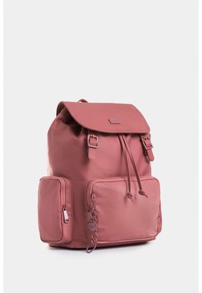 Bolso Tipo Morral Grande Con Tapa Bolso Tipo Morral Grande Con Tapa Rosado NAPPA